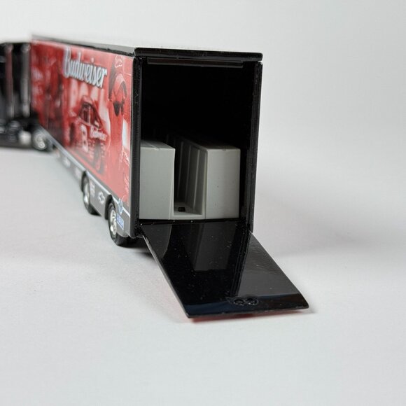 Dale Earnhardt Jr. 2002 Budweiser Nascar Action Hauler Diecast Truck & Trailer - Picture 6 of 10
